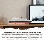 C028 Queen Mary II L Cruise Ship Model 